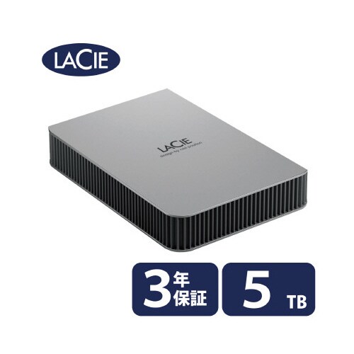LaCie 外付けHDD ポータブル 5TB