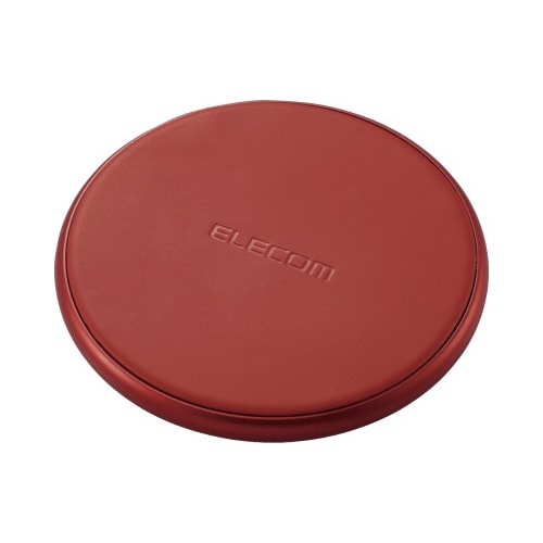 ワイヤレス充電器 最大10W レッド