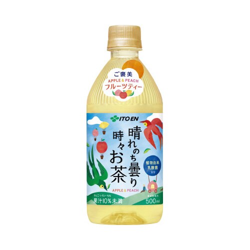晴れのち曇り時々お茶 PET500ml 24本入