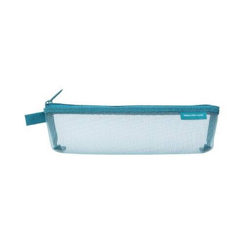 メッシュペンケース 青A