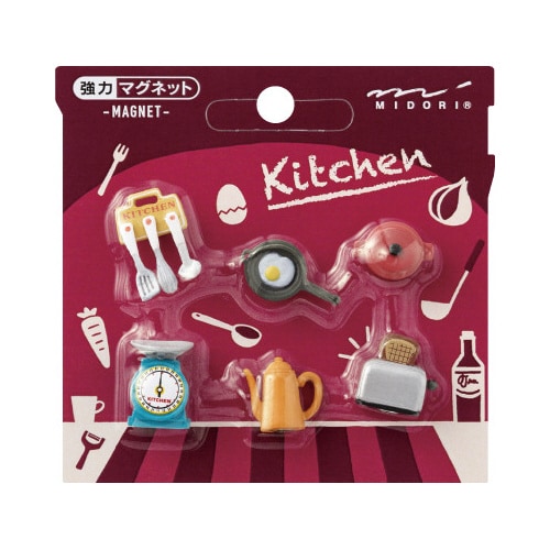 ミニマグネット 6個入 キッチン柄B