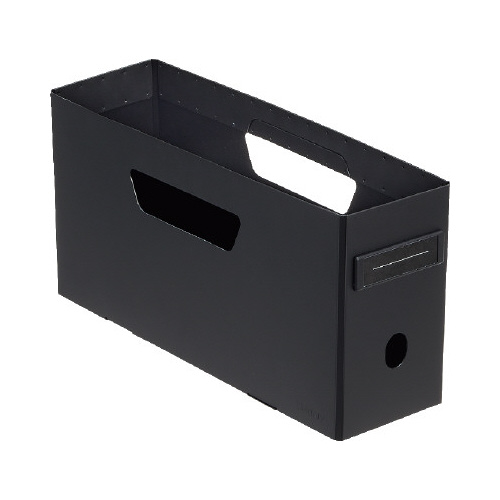 ボックスファイル ロータイプ A4 ブラック