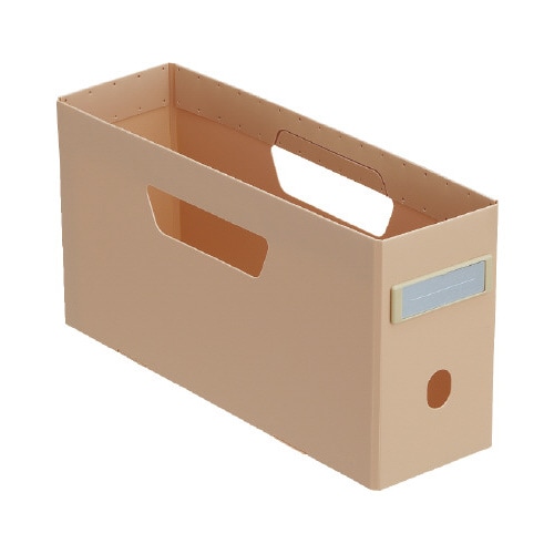 ボックスファイル ロータイプ A4 ピンク