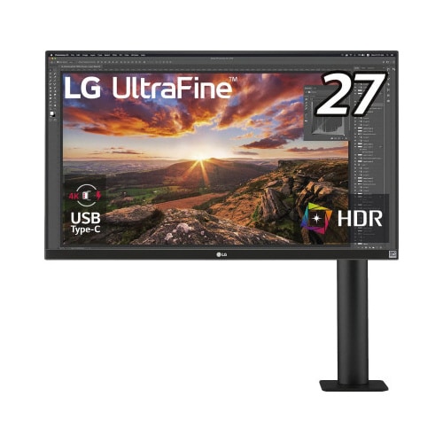 27型エルゴノミクススタンド4K液晶ディスプレイ