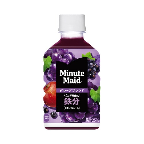 ミニッツメイド グレープブレンド鉄分 24本