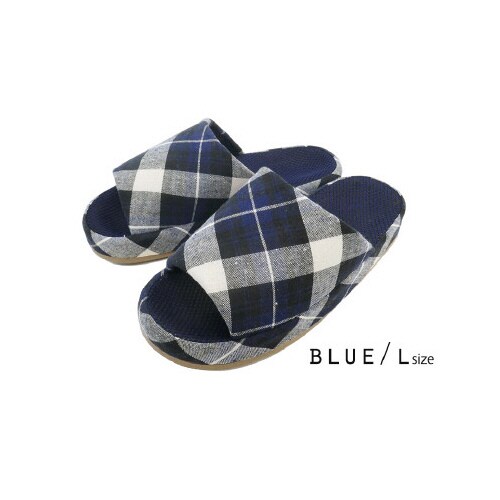 タータンチェックコンフォートLブルー