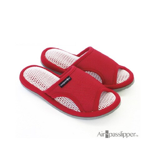 エアーパススリッパMレッド