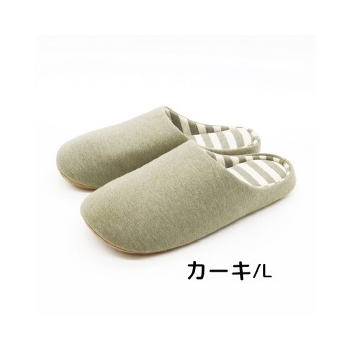 ニットボーダー成型チャールスLカーキ