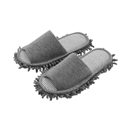 モップスリッパ外縫いLグレー