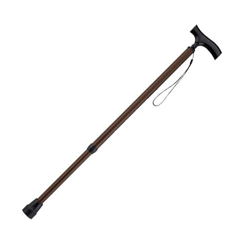 頼れるステッキ(伸縮・太身) ブラウン