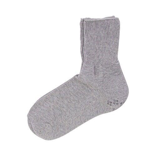 口ゴムゆるっとフィット足底クッション M グレー