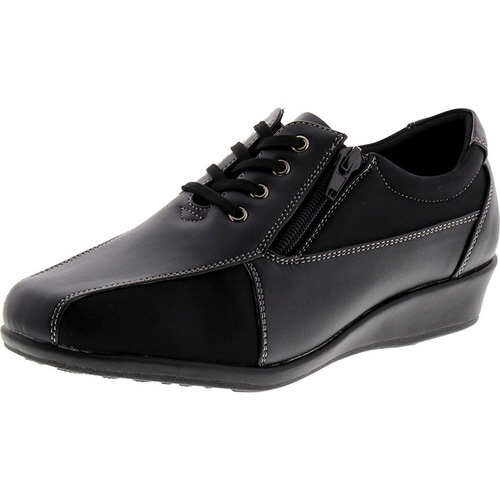 テクシー ファスナー ブラック 23.5cm