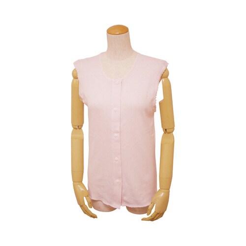 婦人前開きラン型インナー(ホック式) LL ピーチ