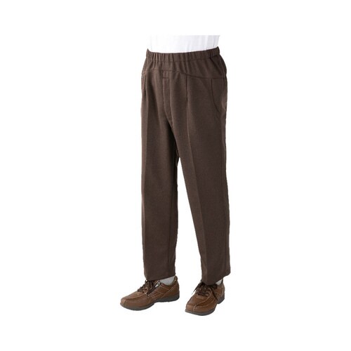 背中が出にくい深履きパンツ 紳士用 3L ブラウン
