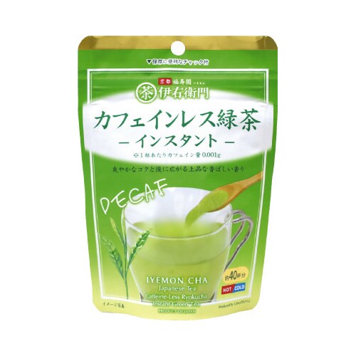 伊右衛門 カフェインレス緑茶 パウチタイプ ケース