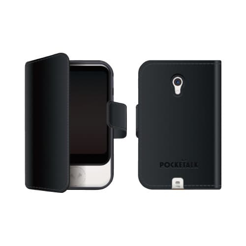 ポケトーク S 専用手帳型ケース ブラック