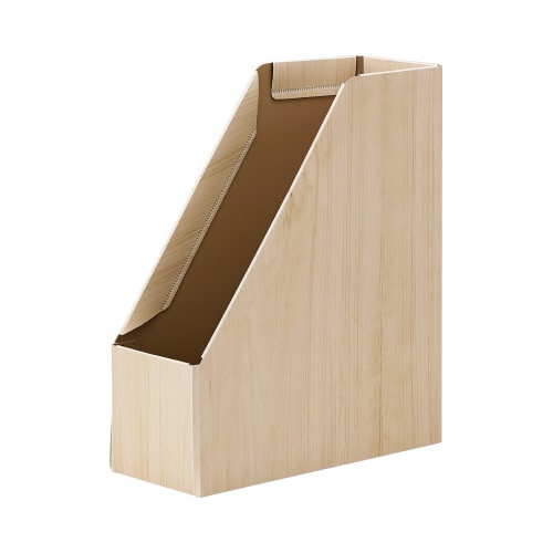 ボックスファイル A4 タテ ナチュラルブラウン