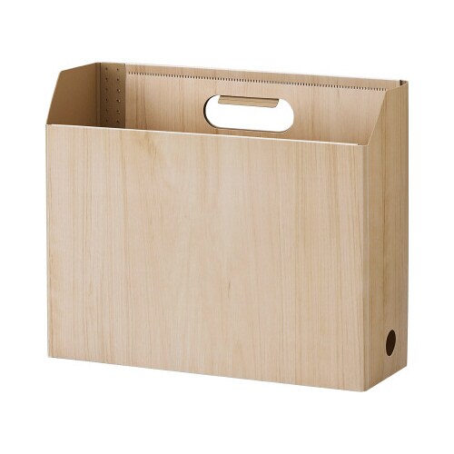 ボックスファイル A4 ヨコ ナチュラルブラウン
