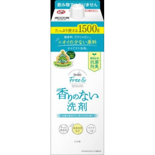 FAフリーアンド液体洗剤 詰替 1500G