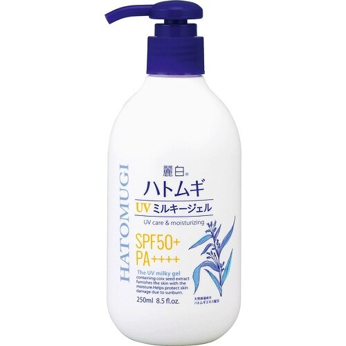 ハトムギUVミルキジェルSPF50+250ML×4