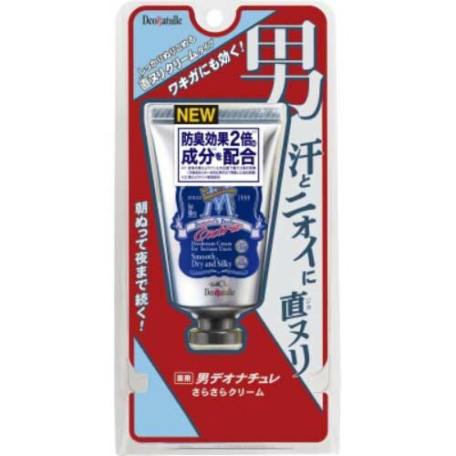 デオナチュレ 男さらさらクリーム×4