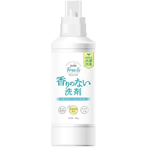 FAフリー& 超コン液体洗剤 無香料本体500G