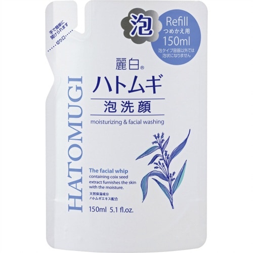 麗白 ハトムギ泡洗顔 詰替150ML×12