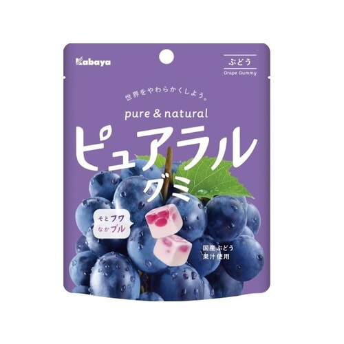 ピュアラルグミ ぶどう 58g×8