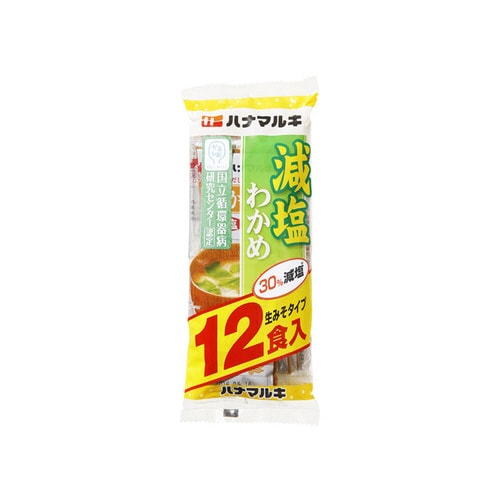かるしお おいしい減塩 即席わかめ汁 12食×12