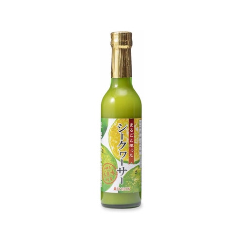 まるごと搾ったシークワーサー 瓶 300ml×12