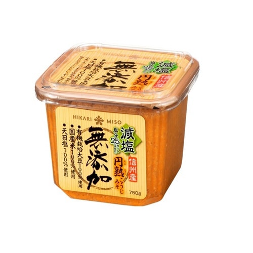 無添加円熟こうじみそ 減塩 750g×8