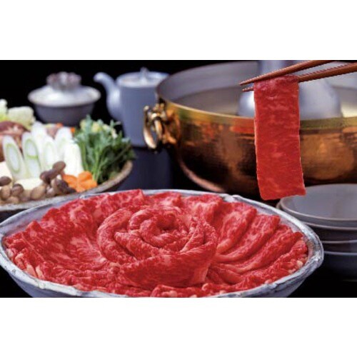 【冷凍】京都・大橋亭 黒毛和牛しゃぶしゃぶ用大