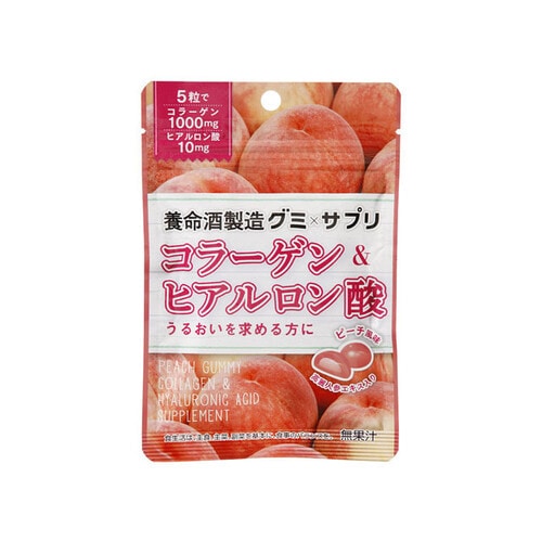 グミサプリ コラーゲン&ヒアルロン 40g×6