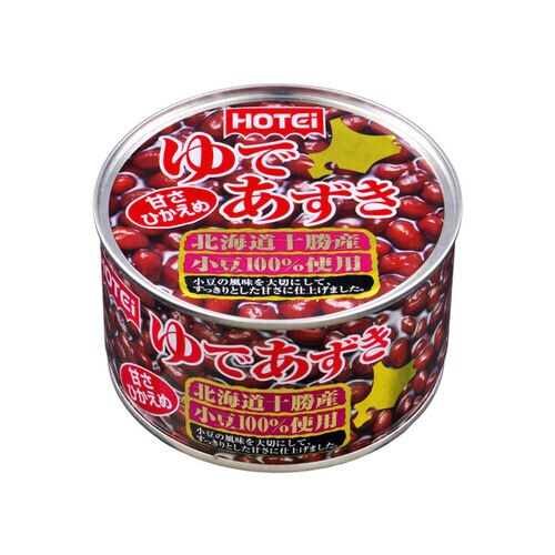 ホテイ ゆで小豆 北海道産 T1号缶×24