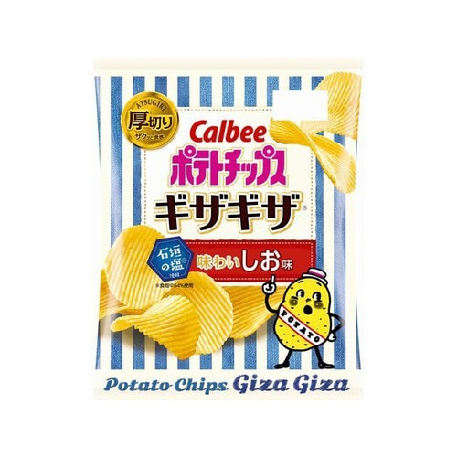 ポテトチップス ギザギザ味わいしお味 60g×12