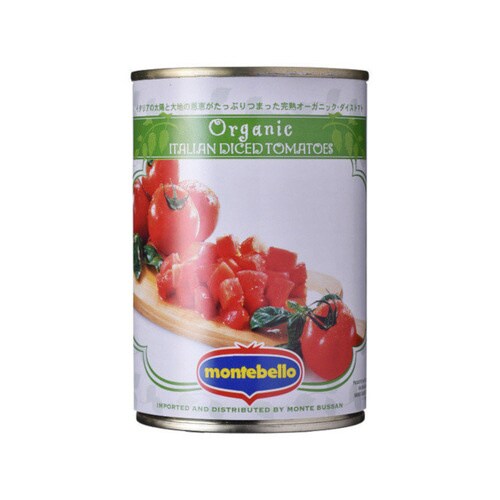 モンテベッロ 有機 ダイストマト 400g×24