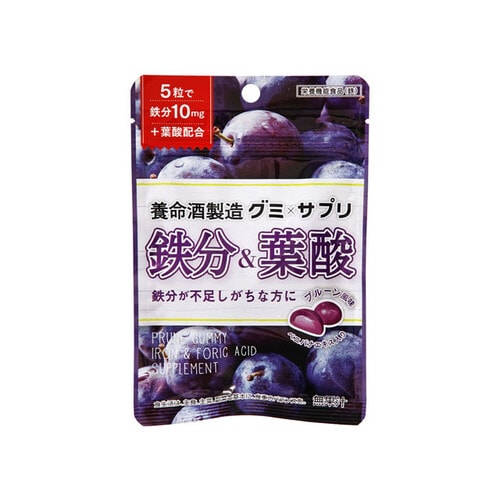 グミサプリ 鉄分&葉酸 40g×6