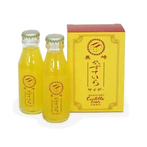 カステラサイダー 瓶 95ml 2本入×24