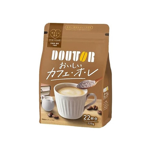 ドトールおいしいカフェオレ 220g×24