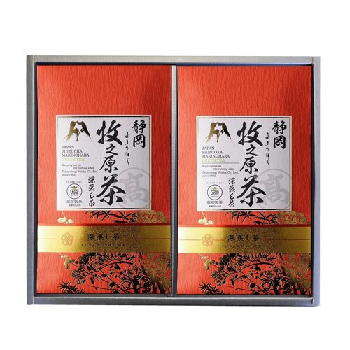 静岡牧之原「深蒸しかぶせ茶」金印箱入 100g×2