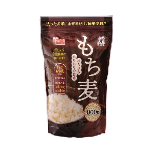 もち麦800gスタンドチャック付×12