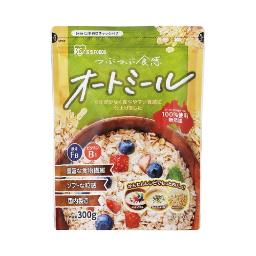 オートミール300gスタンドチャック付き×8