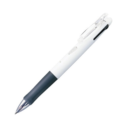 クリップオンG2色ボールペン 白軸 10本