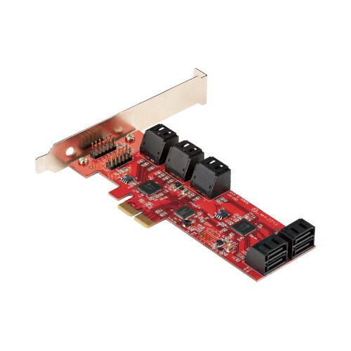 PCIeカード 10ポートSATA3.0