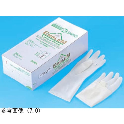 医≫エンブレム手術用手袋ラテックスフリー 8.5