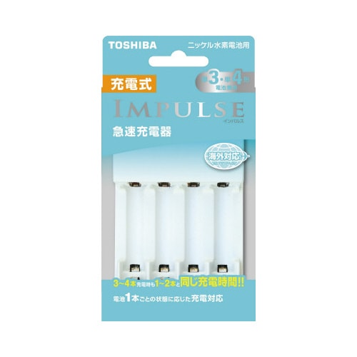 ニッケル水素充電器 単3・単4形兼用急速タイプ