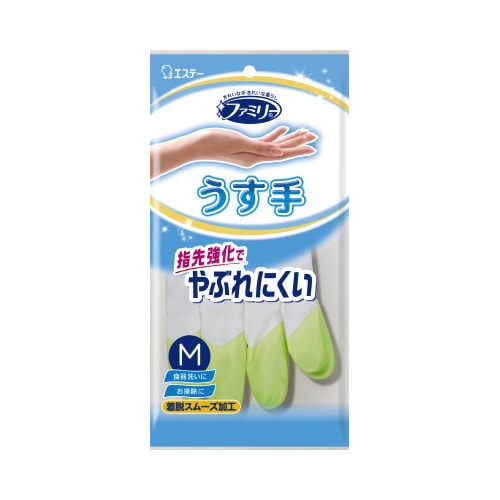 ファミリービニールうす手指先強化 Mグリーン10双