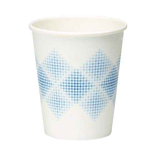 うがい用紙コップ アーガイル柄 5オンス3000P