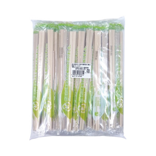 ポリ完封植林元禄箸楊枝入20.3cm100膳×40