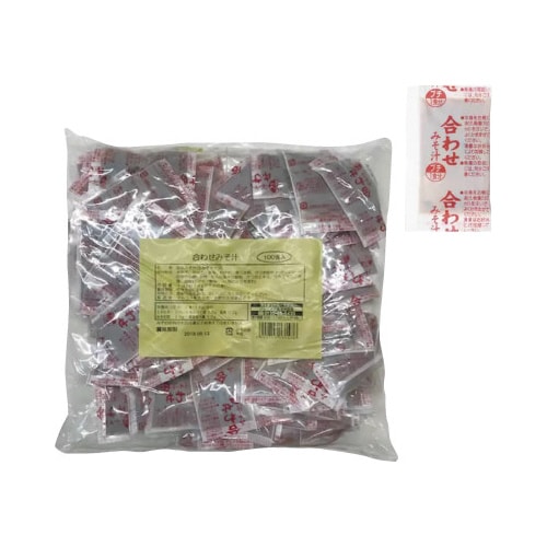 業務用 生みそ汁合わせ 100食×6